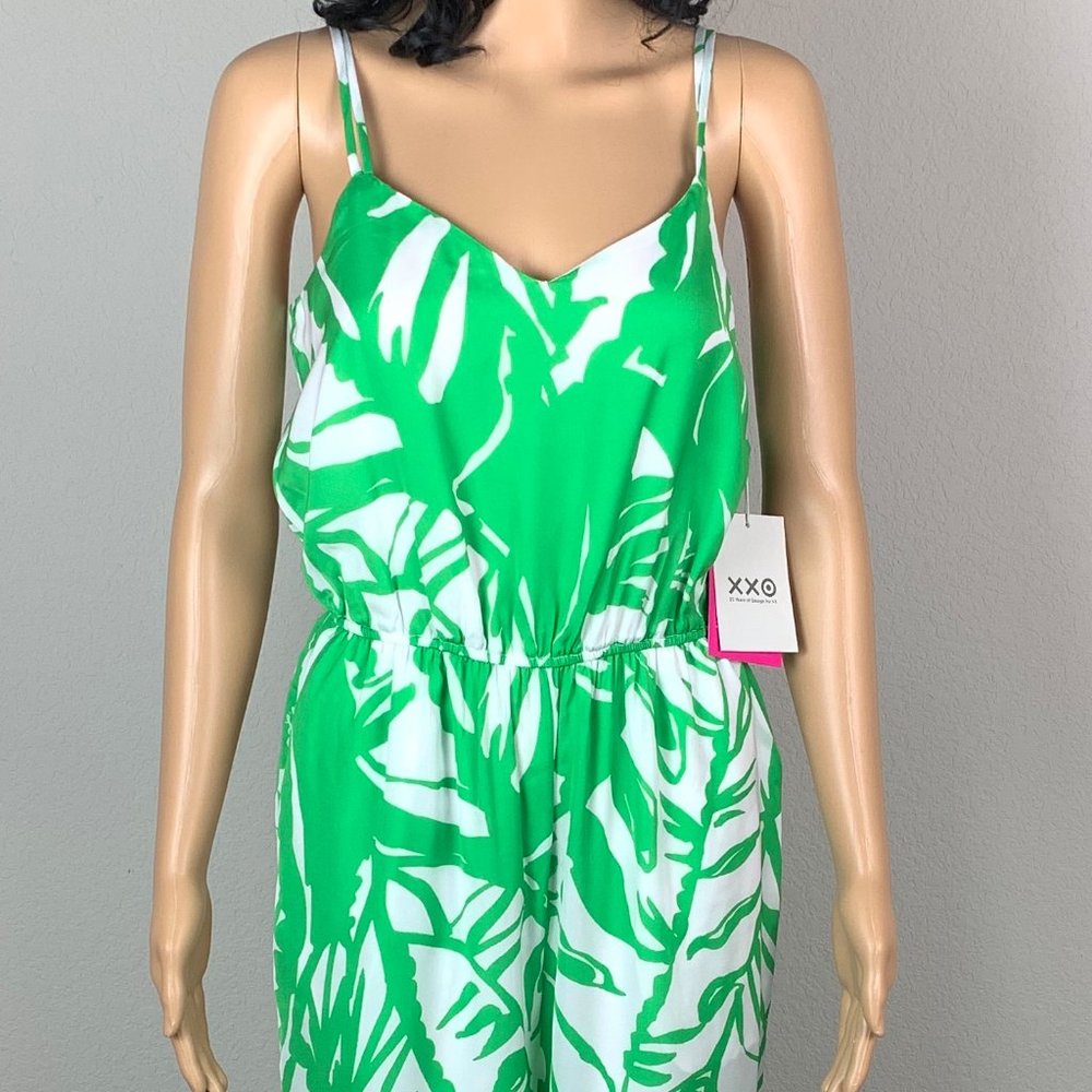 NWT LILLY PULITZER Target Green Leaf Jumpsuit - Picture 3 of 8